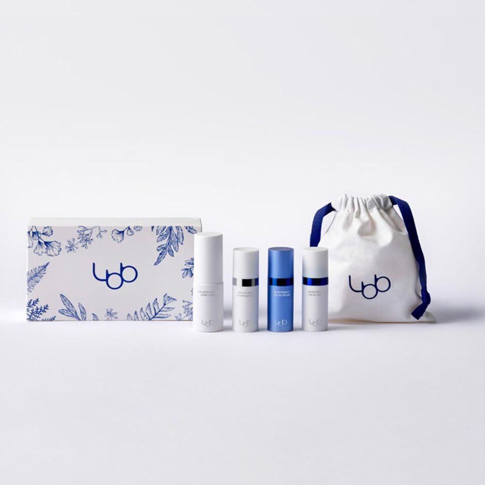 LBB Travel Kit 4-Step Skincare Set Cleanser Toner Serum Cream Travel Essentials Kit _ Made in Korea